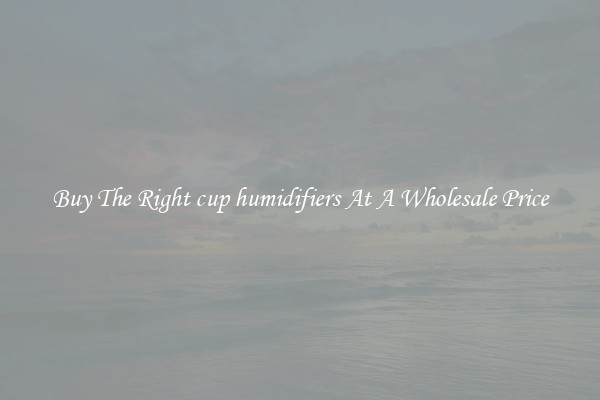 Buy The Right cup humidifiers At A Wholesale Price