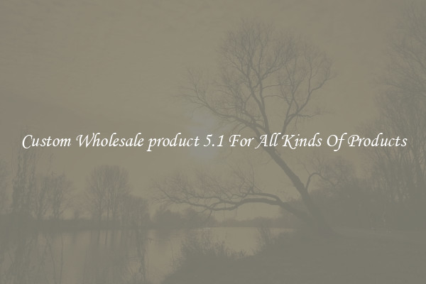 Custom Wholesale product 5.1 For All Kinds Of Products