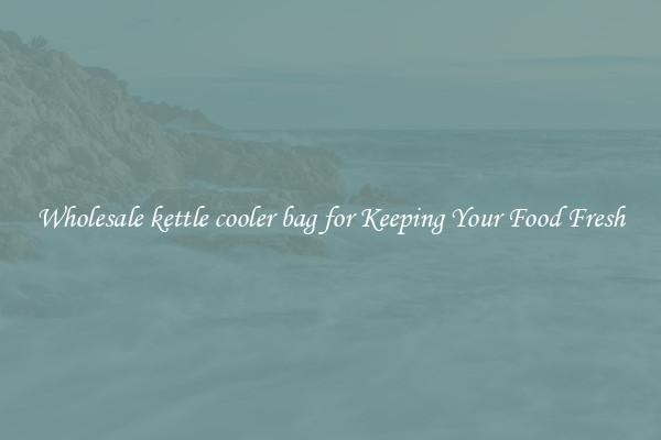 Wholesale kettle cooler bag for Keeping Your Food Fresh