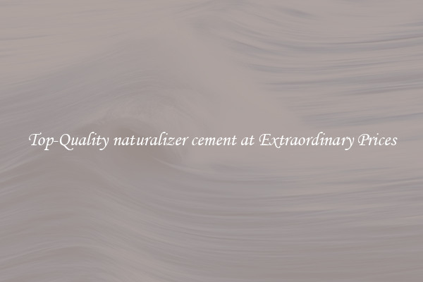 Top-Quality naturalizer cement at Extraordinary Prices