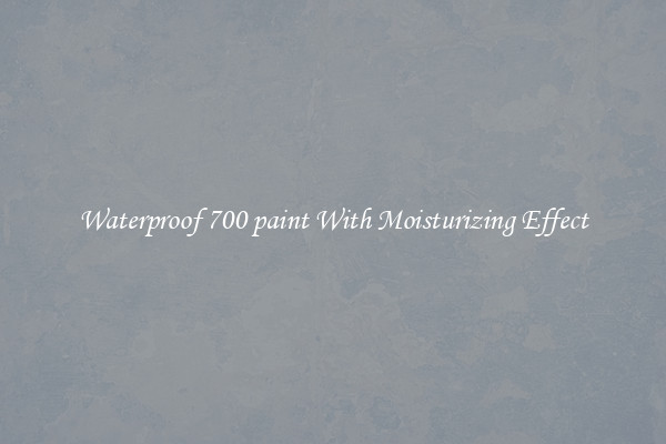 Waterproof 700 paint With Moisturizing Effect