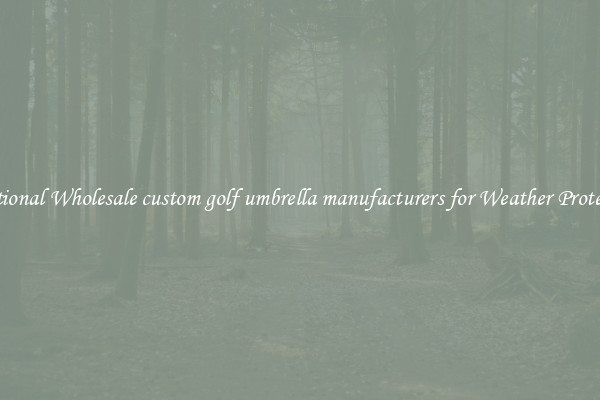 Functional Wholesale custom golf umbrella manufacturers for Weather Protection 