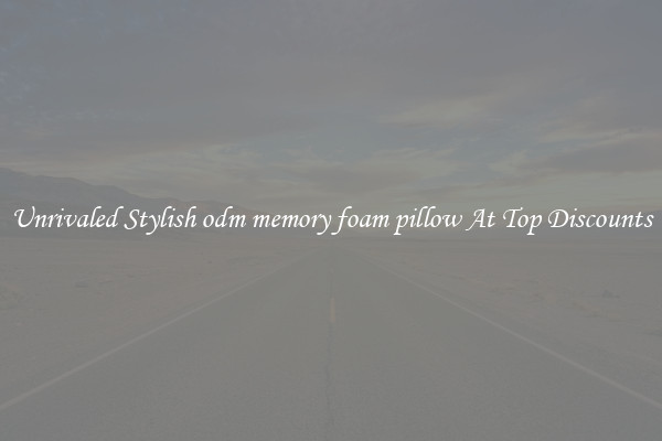 Unrivaled Stylish odm memory foam pillow At Top Discounts